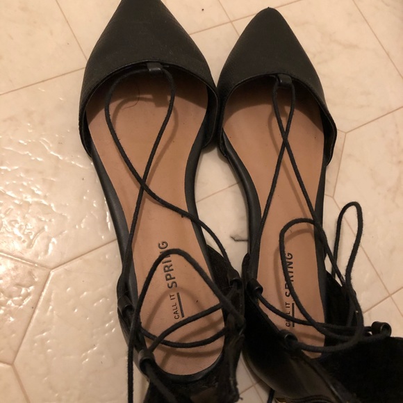 Call it spring lace-up flats size 6.5 - Picture 3 of 3